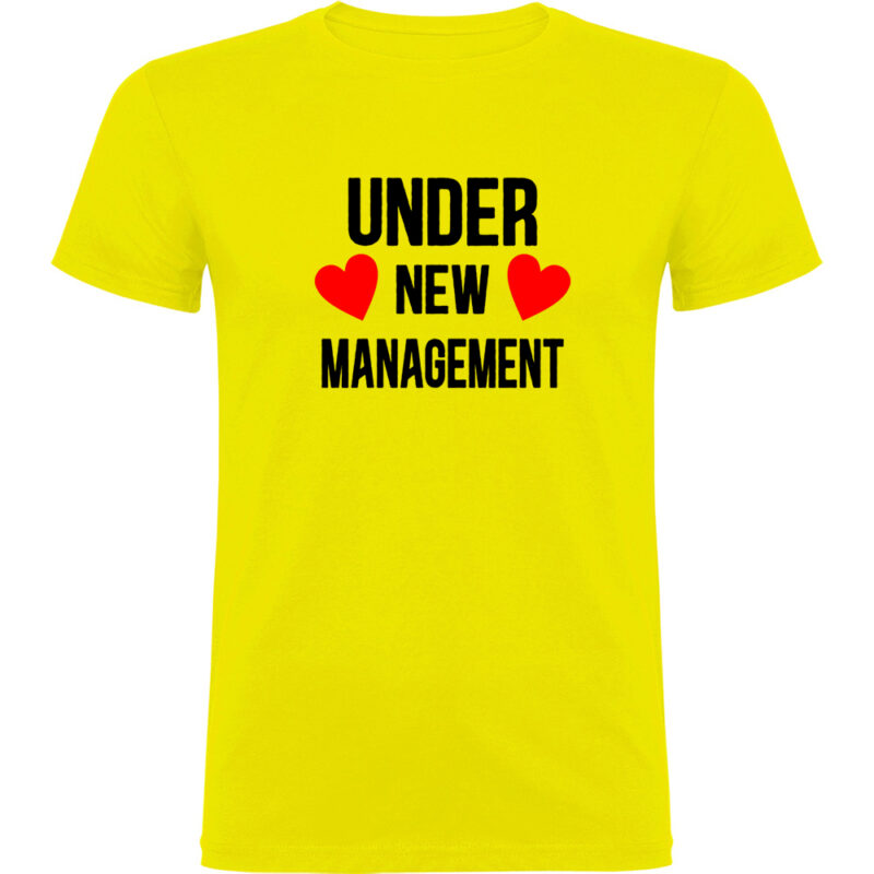 Tricou Under new management, Galben