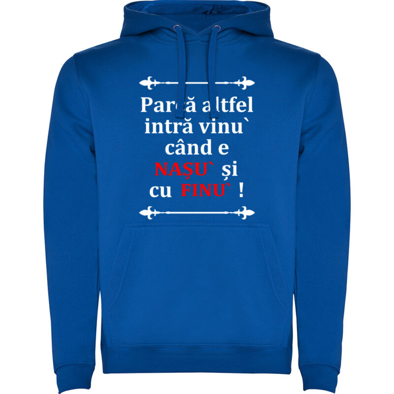 Hanorac Vinul cu Nasu si Finul, Albastru