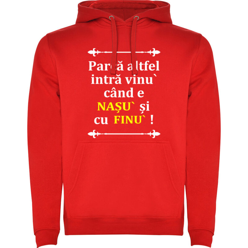 Hanorac Vinul cu Nasu si Finul, Roșu