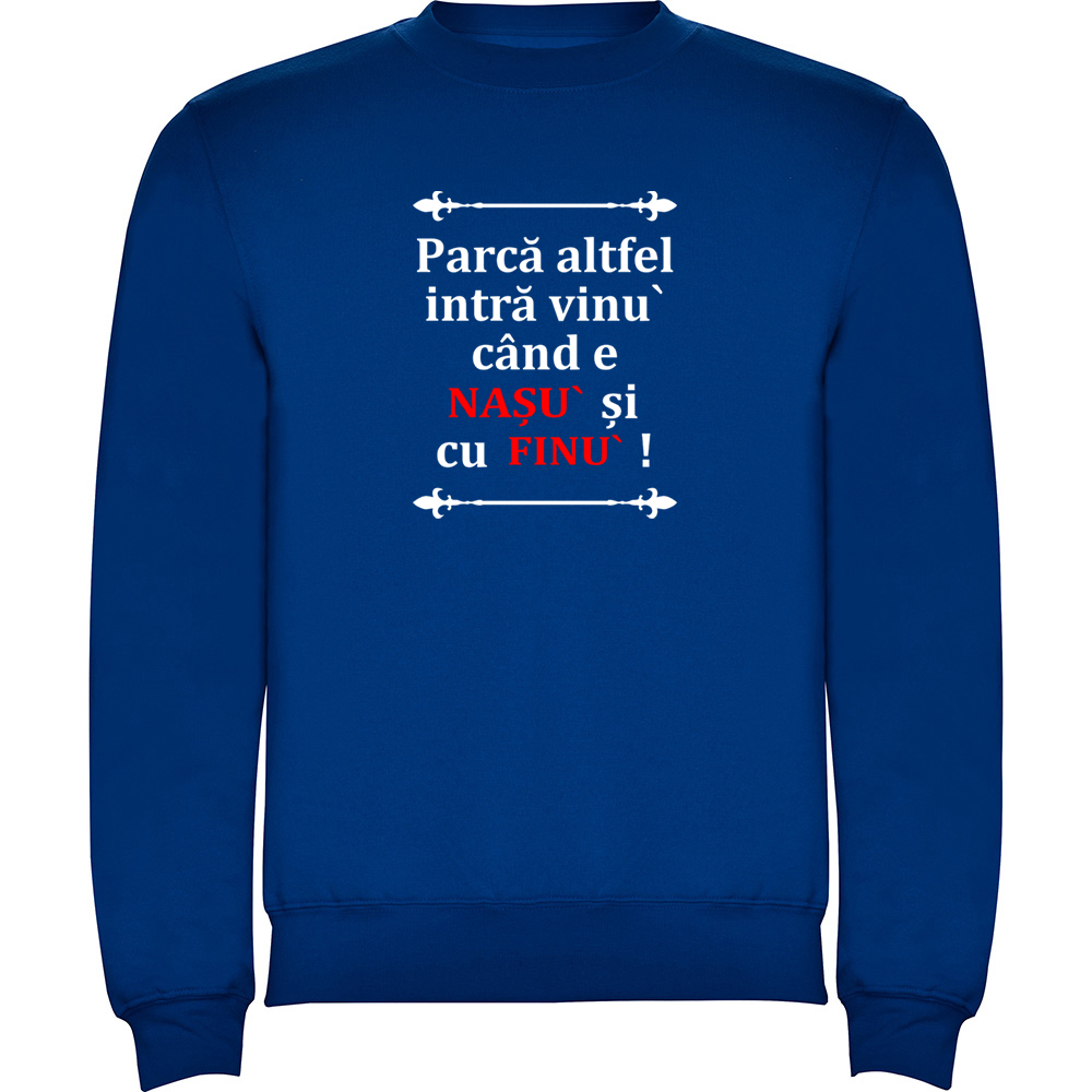 VINULCUNASUSIFINUL.PLV_.BLU_.jpg Pulover Vinul cu Nasu si Finul, Albastru - imagine 1