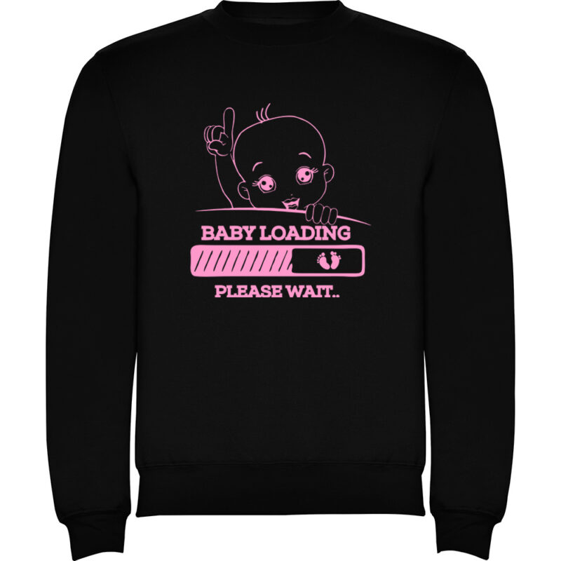 Pulover Baby loading (model 2), Negru