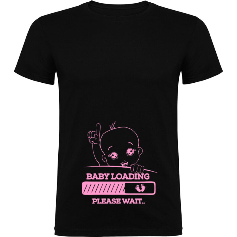 Tricou Baby loading (model 2), Negru