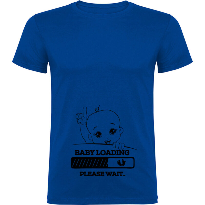 Tricou Baby loading (model 2), Albastru