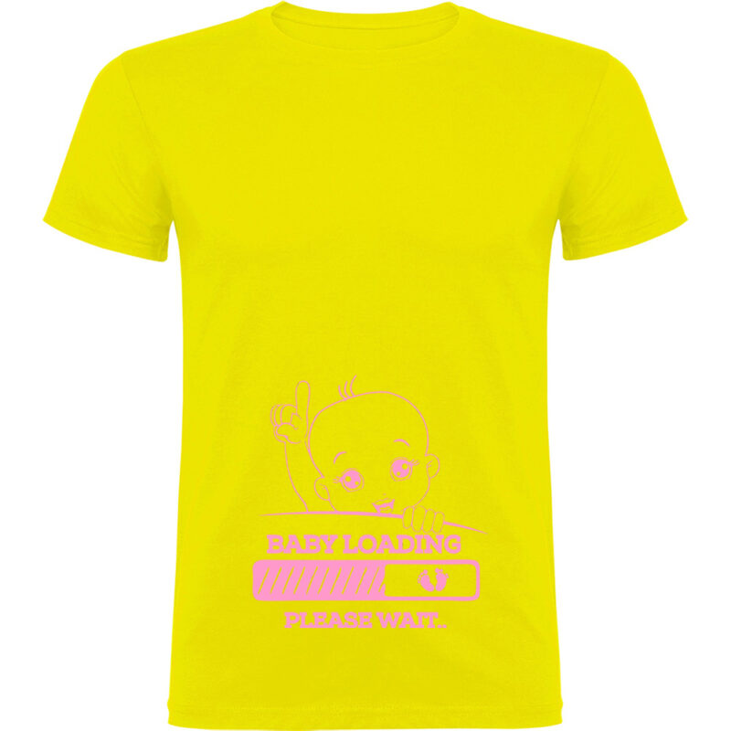 Tricou Baby loading (model 2), Galben