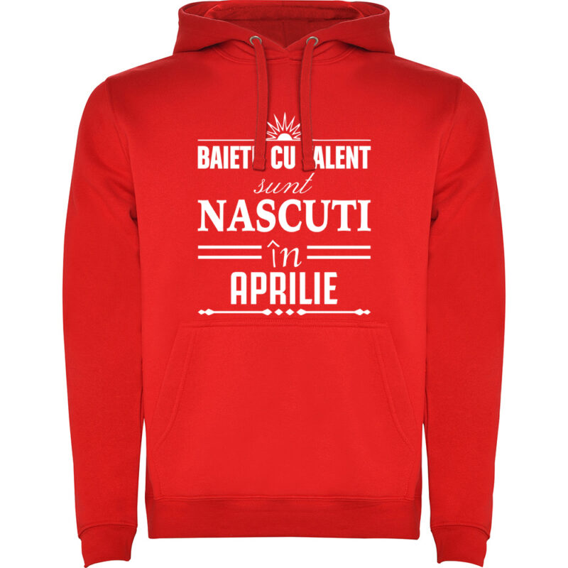 Hanorac Baietii cu talent nascuti in Aprilie, Roșu