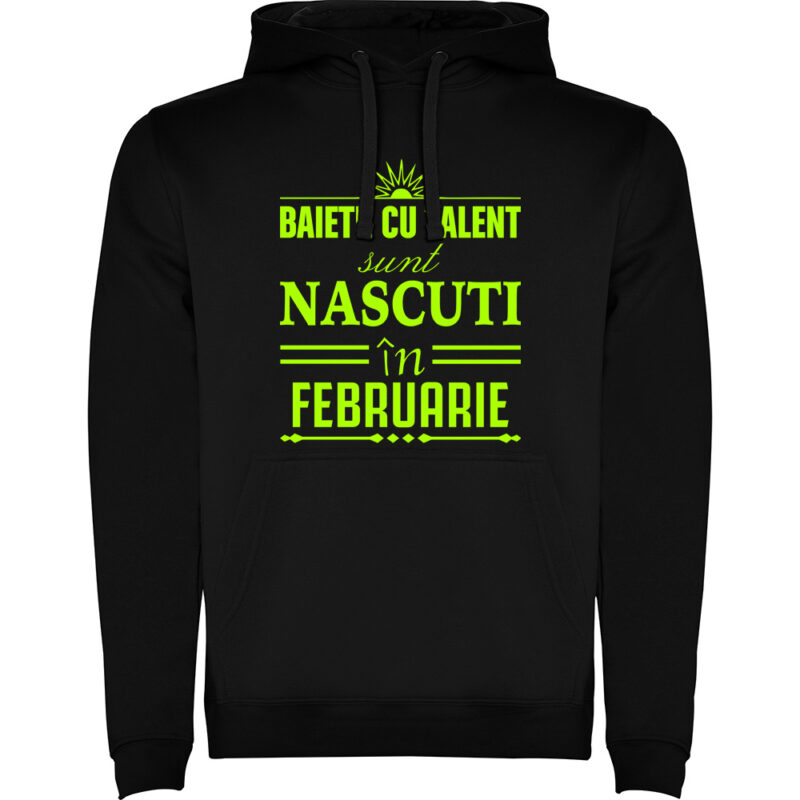 Hanorac Baietii cu talent nascuti in februarie, Negru