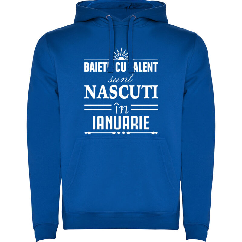 Hanorac Baietii cu talent nascuti in ianuarie, Albastru