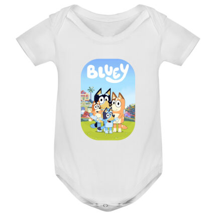 Body copii -BLUEY (MODEL 1), Alb
