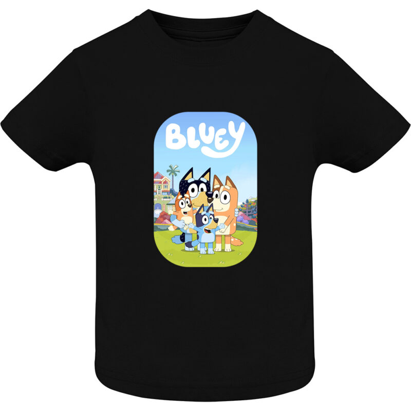 Tricou copii -BLUEY (MODEL 1), Negru