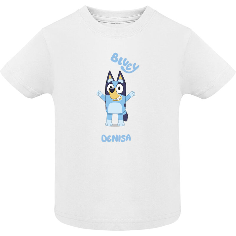 Tricou copii -BLUEY (MODEL 2), Alb