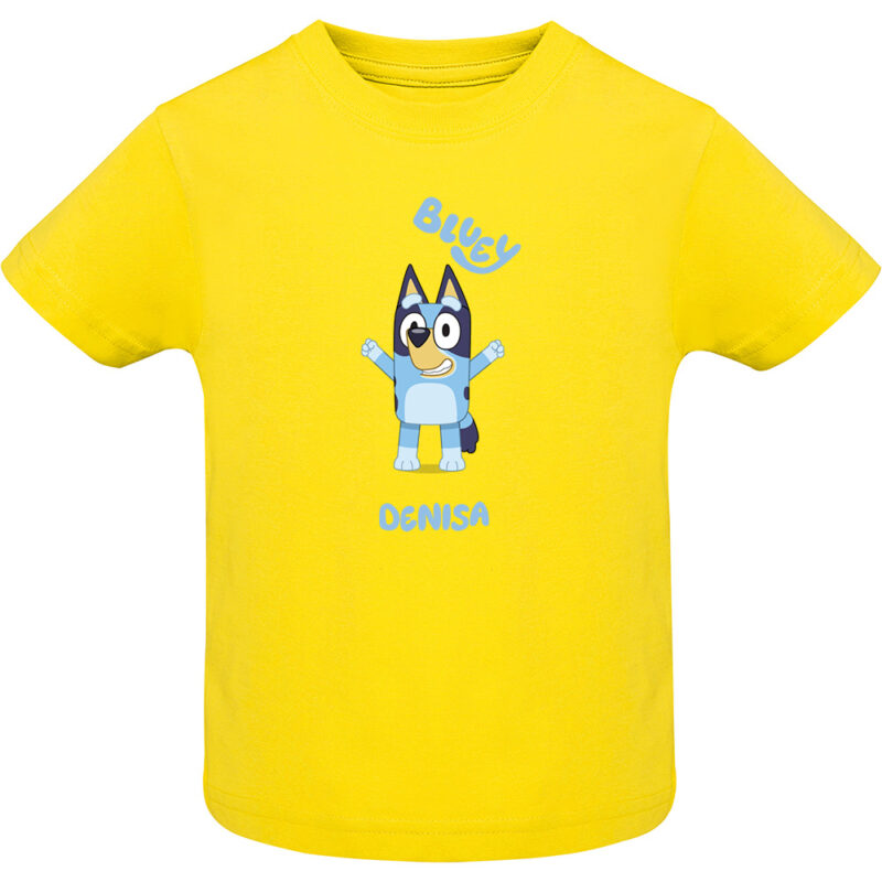 Tricou copii -BLUEY (MODEL 2), Galben
