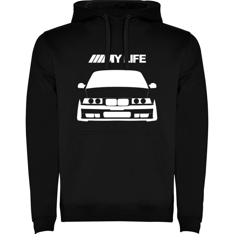 Hanorac BMW - My life, Negru