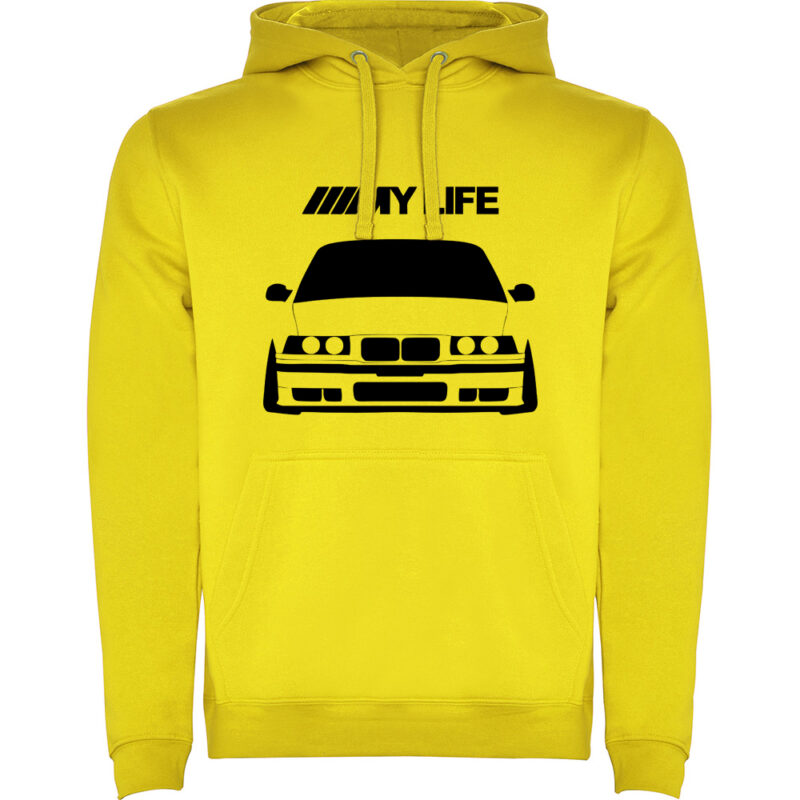 Hanorac BMW - My life, Galben
