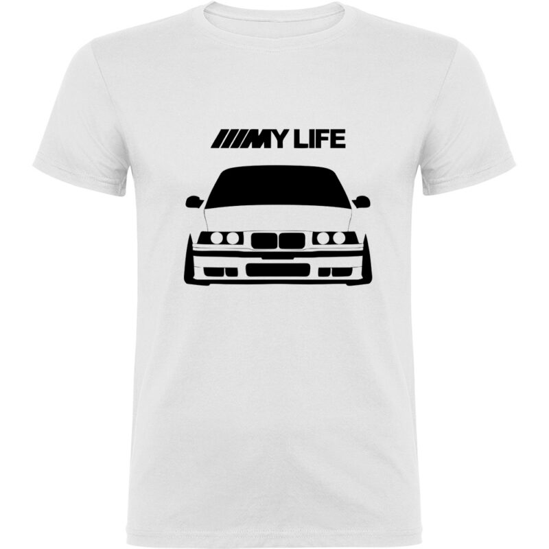 Tricou BMW - My life, Alb
