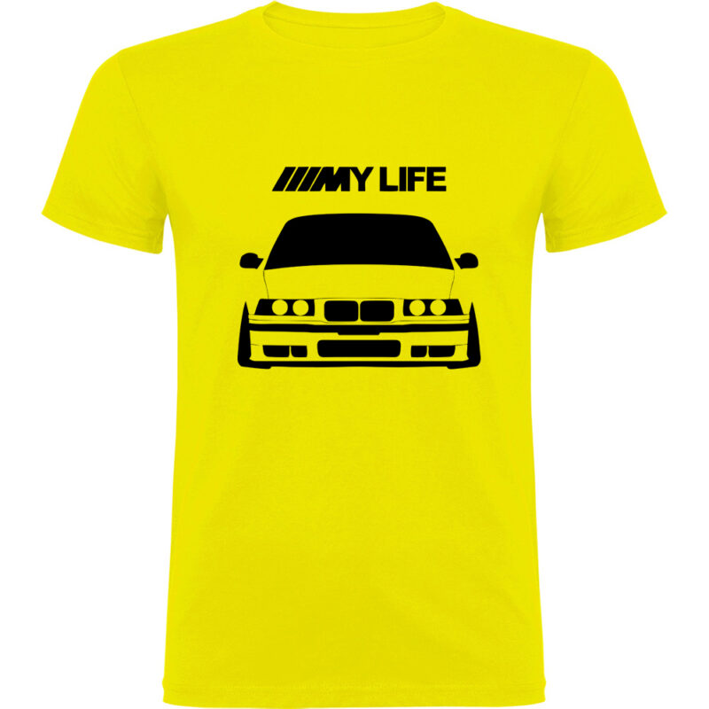 Tricou BMW - My life, Galben