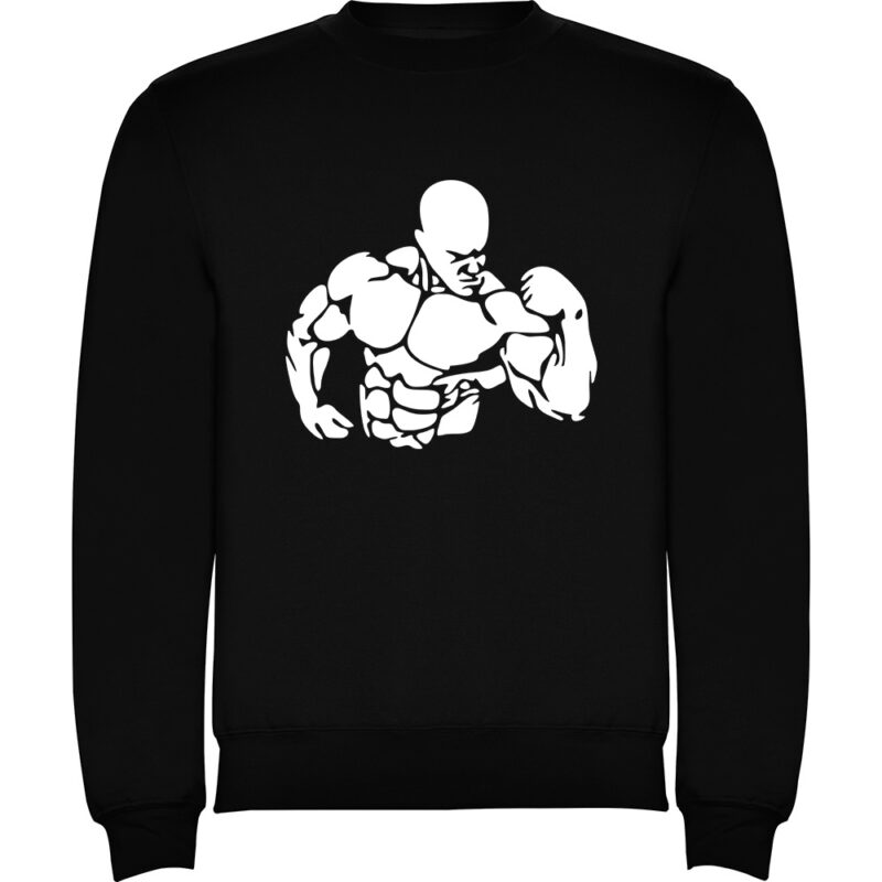 Pulover Body building, Negru