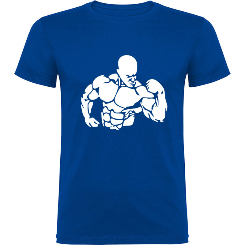 Tricou Body building, Albastru