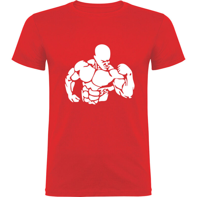 Tricou Body building, Roșu