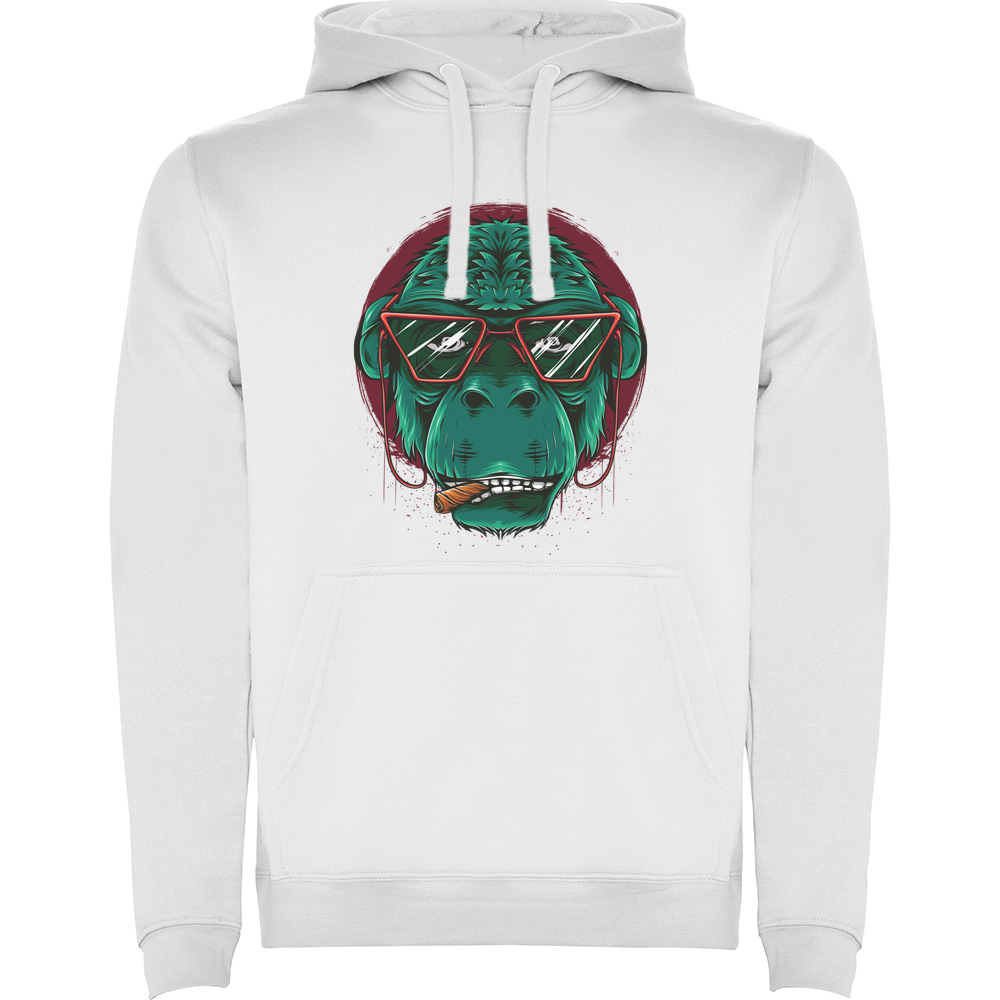 GORILA.HAN_.WHT_.jpg Hanorac GORILA, Alb - imagine 1