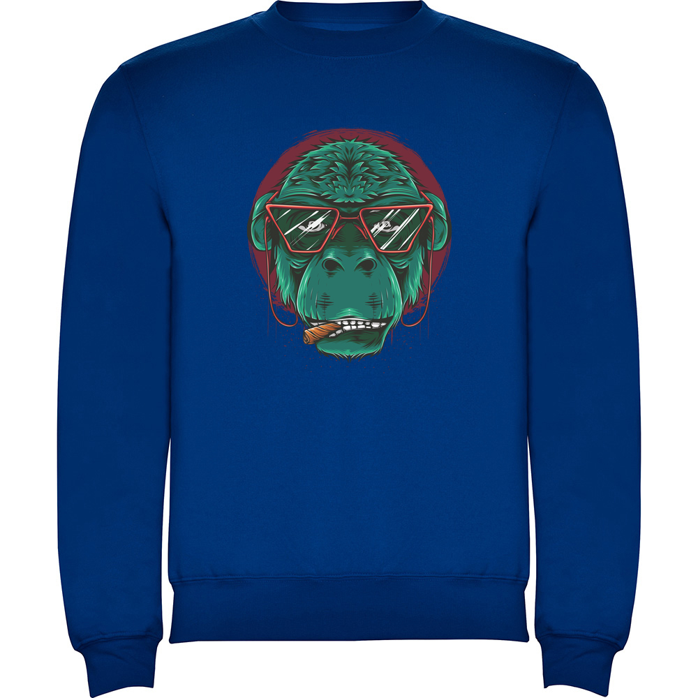 GORILA.PLV_.BLU_.jpg Pulover GORILA, Albastru - imagine 1