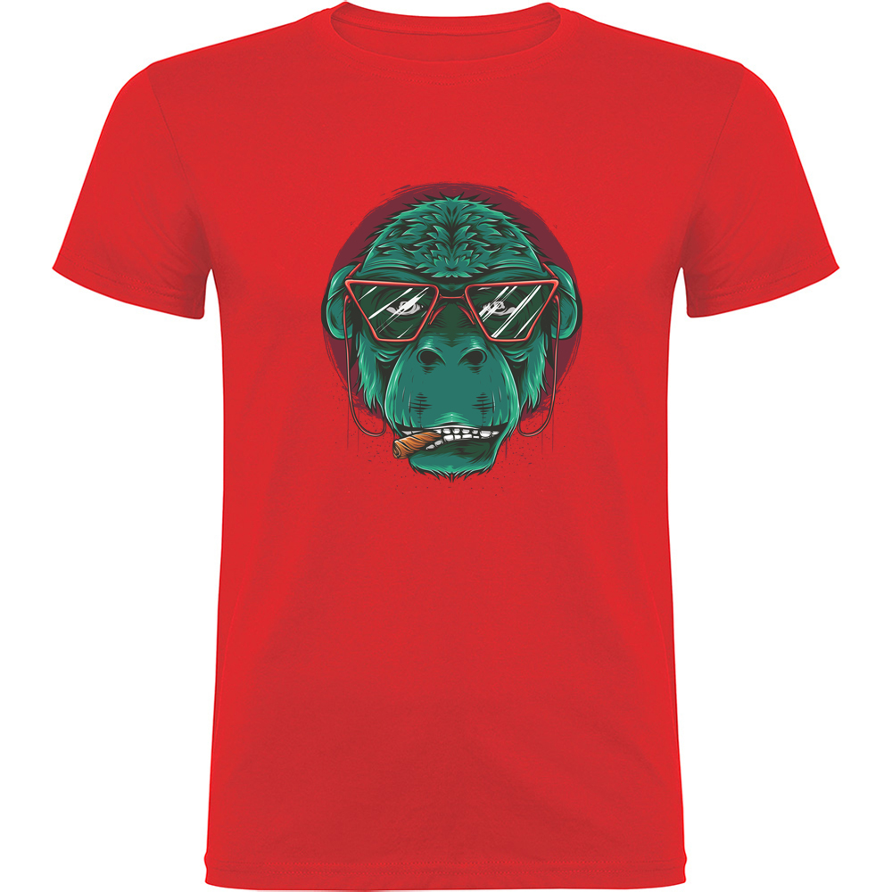 GORILA.TR_.RED_.jpg Tricou GORILA, Roșu - imagine 1