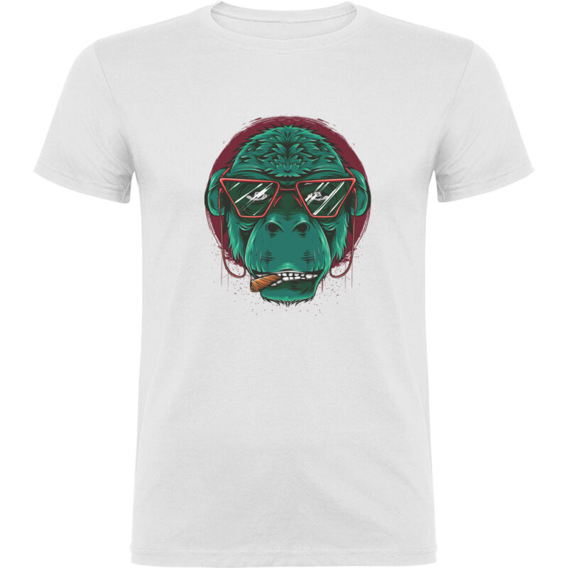 Tricou GORILA, Alb