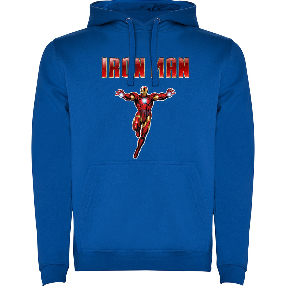 IRONMANMODEL1.HAN_.BLU_.jpg Hanorac IRON MAN (Model 1), Albastru - imagine 1