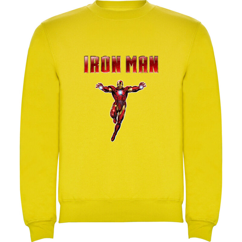 Pulover copii IRON MAN (Model 1), Galben