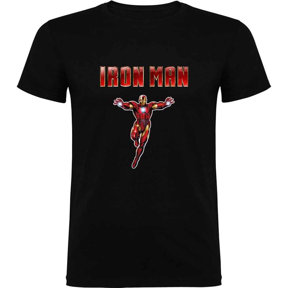 IRONMANMODEL1.TR_.BLK_.jpg Tricou IRON MAN (Model 1), Negru - imagine 1