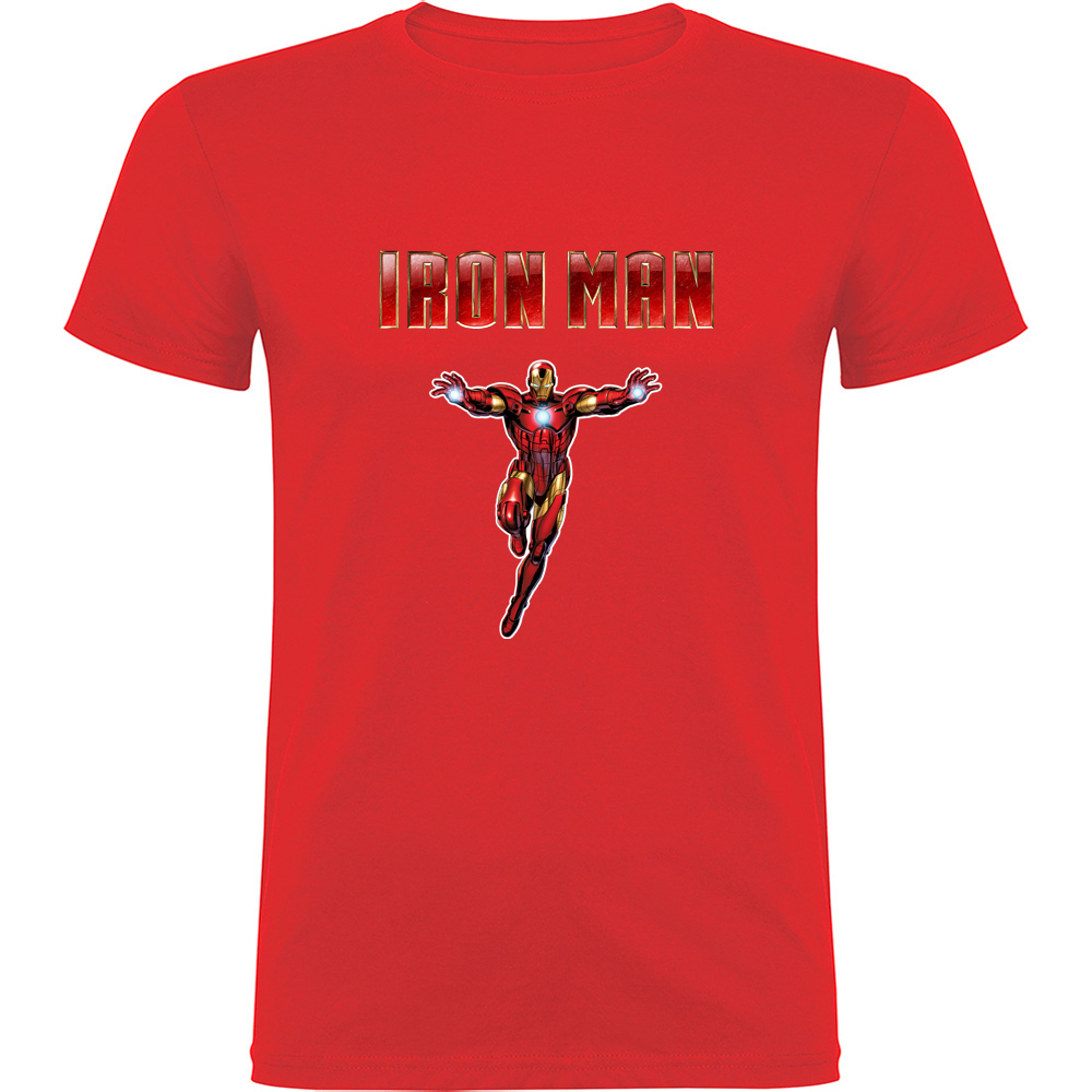 IRONMANMODEL1.TR_.RED_.jpg Tricou IRON MAN (Model 1), Roșu - imagine 1