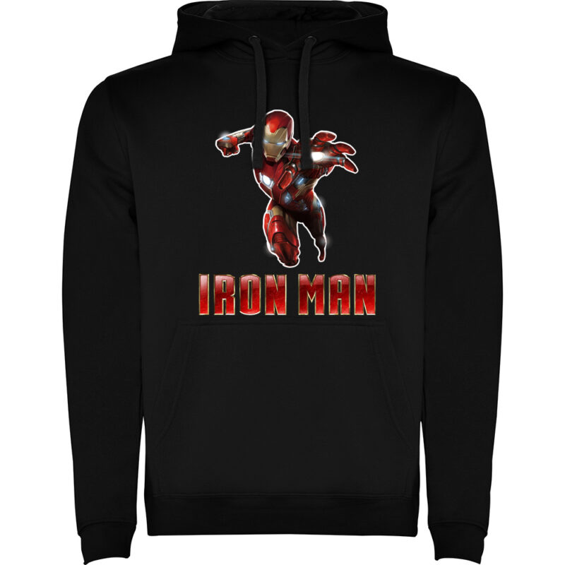 Hanorac copii IRON MAN (Model 2), Negru