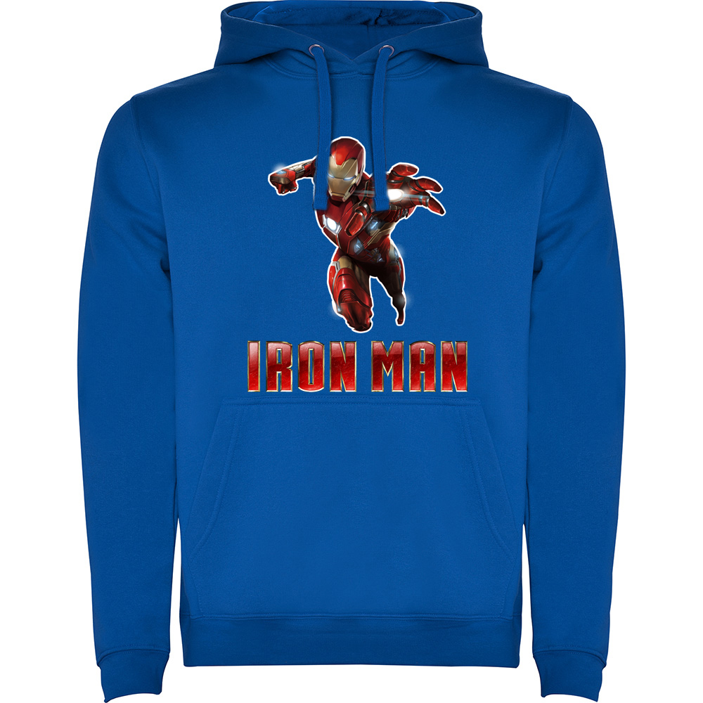 IRONMANMODEL2.HAN_.BLU_.jpg Hanorac IRON MAN (Model 2), Albastru - imagine 1