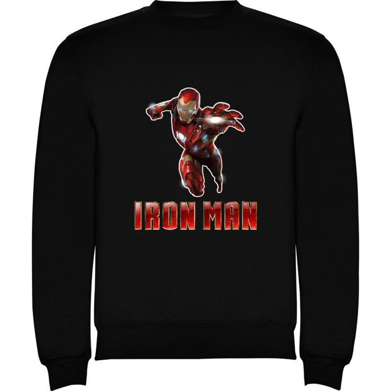 Pulover copii IRON MAN (Model 2), Negru