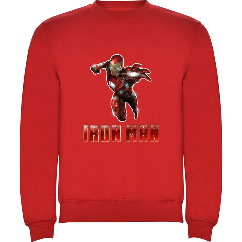 Pulover copii IRON MAN (Model 2), Roșu