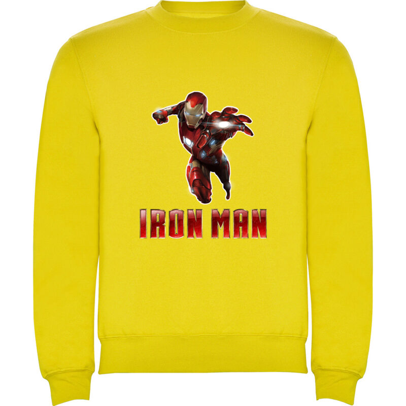 Pulover copii IRON MAN (Model 2), Galben
