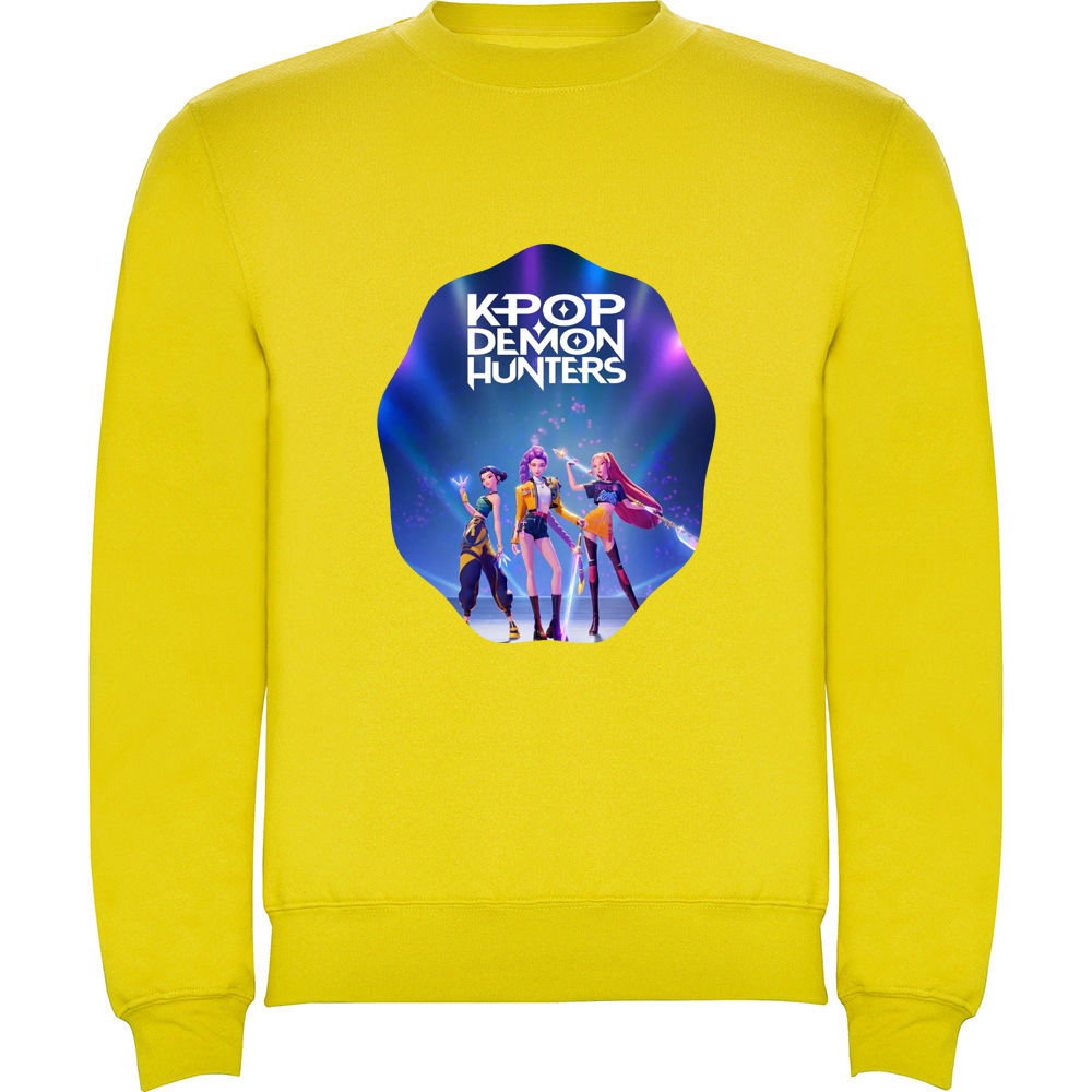 K-POPDEMONHUNTERSMODEL1.PLV_.YEL_.jpg Pulover K-POP Demon Hunters (Model 1), Galben - imagine 1
