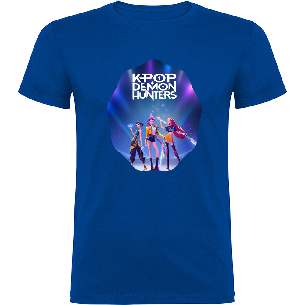 K-POPDEMONHUNTERSMODEL1.TR_.BLU_.jpg Tricou K-POP Demon Hunters (Model 1), Albastru - imagine 1