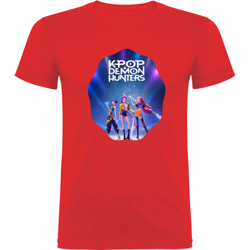 Tricou K-POP Demon Hunters (Model 1), Roșu