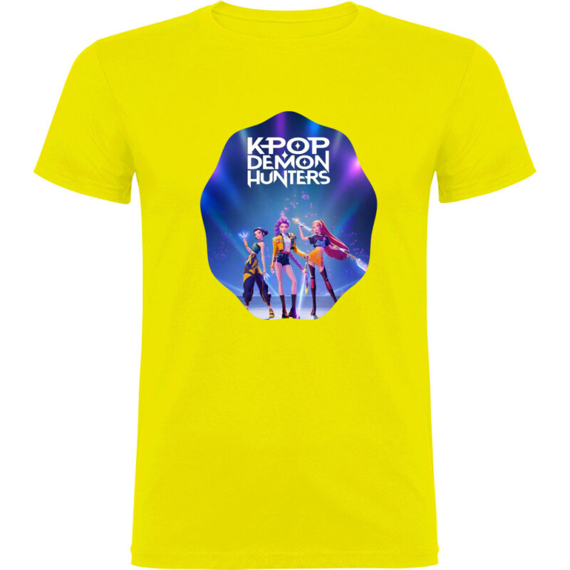 Tricou K-POP Demon Hunters (Model 1), Galben