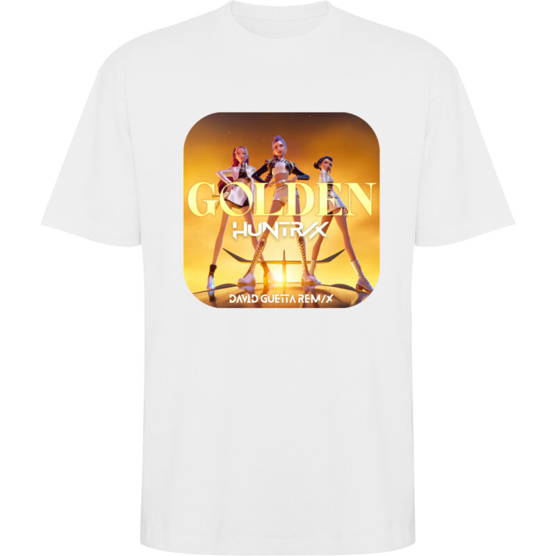 Tricou oversize K-POP Demon Hunters (Model 2), Alb