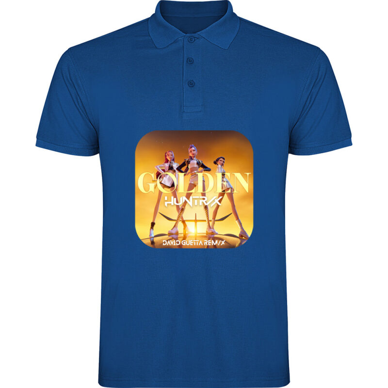 Tricou polo K-POP Demon Hunters (Model 2), Albastru
