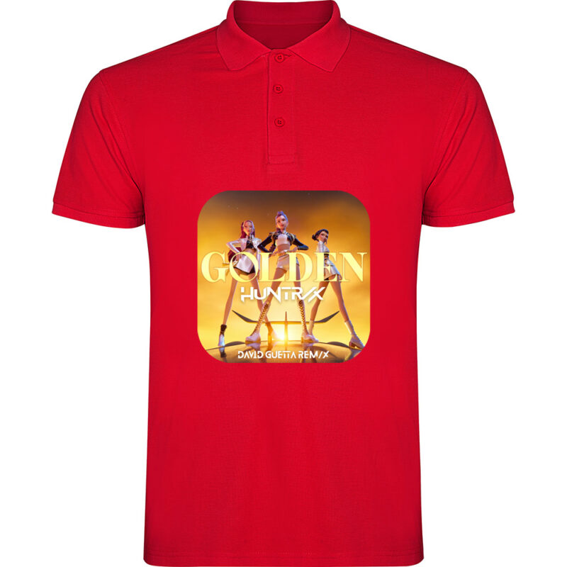 Tricou polo K-POP Demon Hunters (Model 2), Roșu