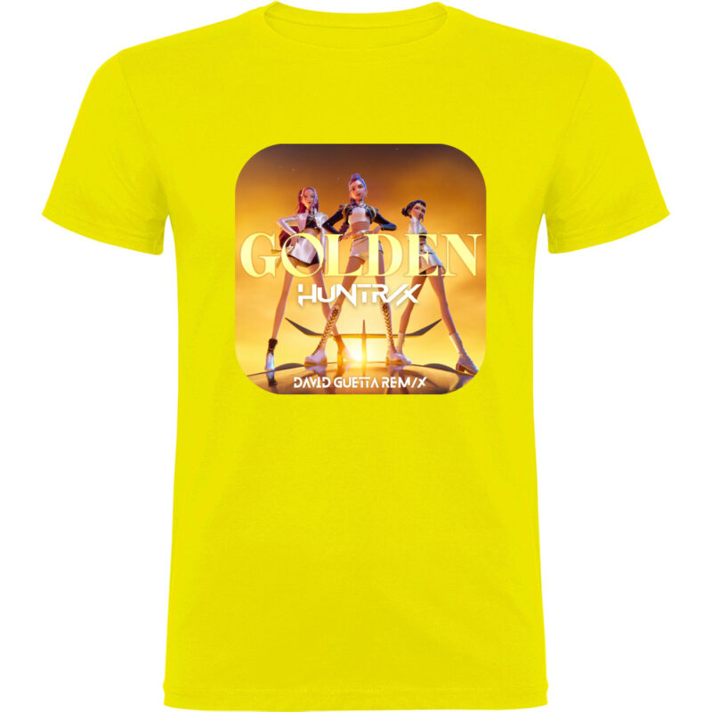 Tricou K-POP Demon Hunters (Model 2), Galben