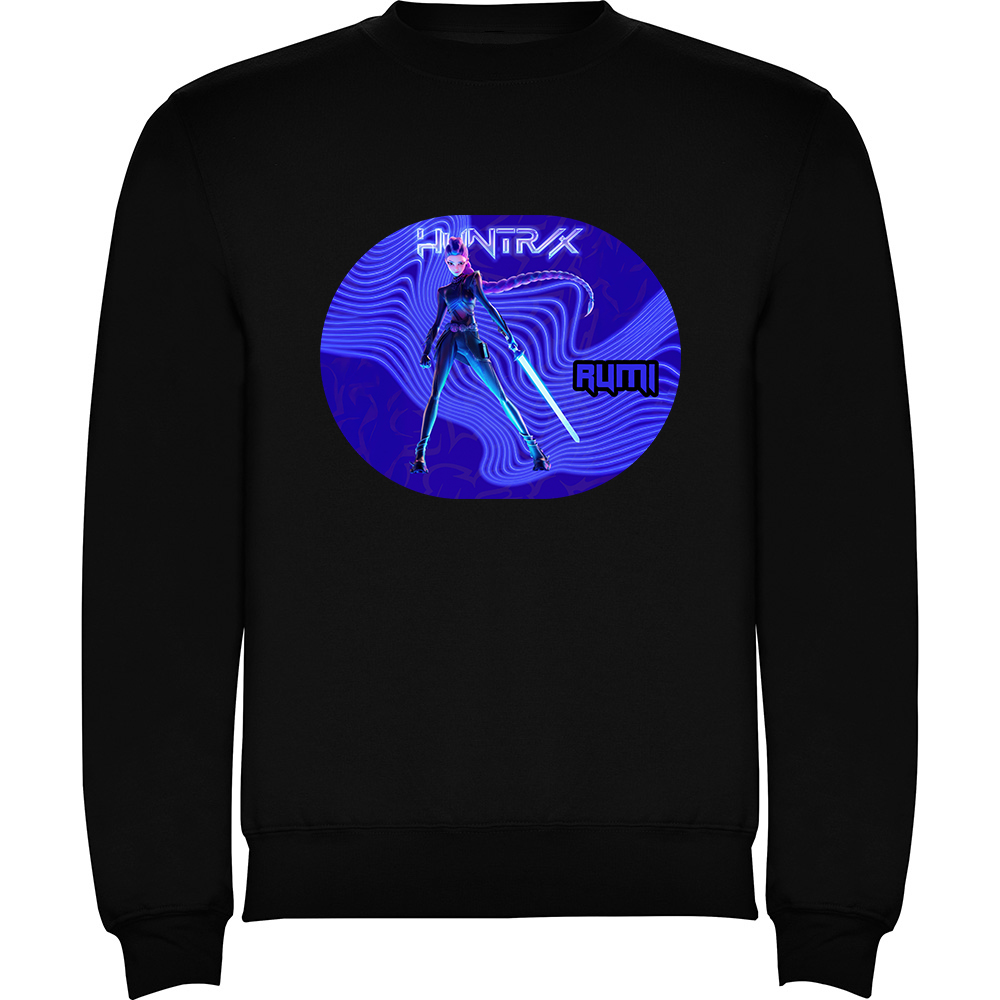 K-POPDEMONHUNTERSMODEL3.PLV_.BLK_.jpg Pulover K-POP Demon Hunters (Model 3), Negru - imagine 1