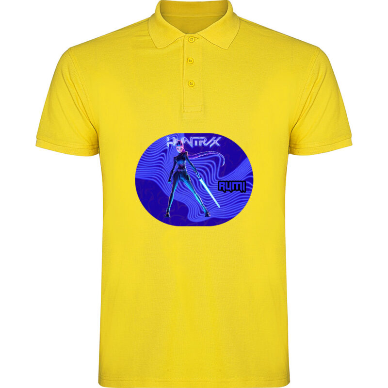 Tricou polo K-POP Demon Hunters (Model 3), Galben