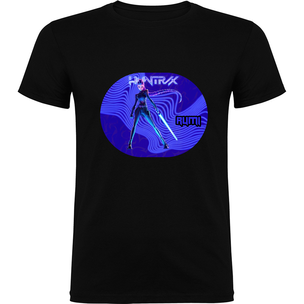 K-POPDEMONHUNTERSMODEL3.TR_.BLK_.jpg Tricou K-POP Demon Hunters (Model 3), Negru - imagine 1