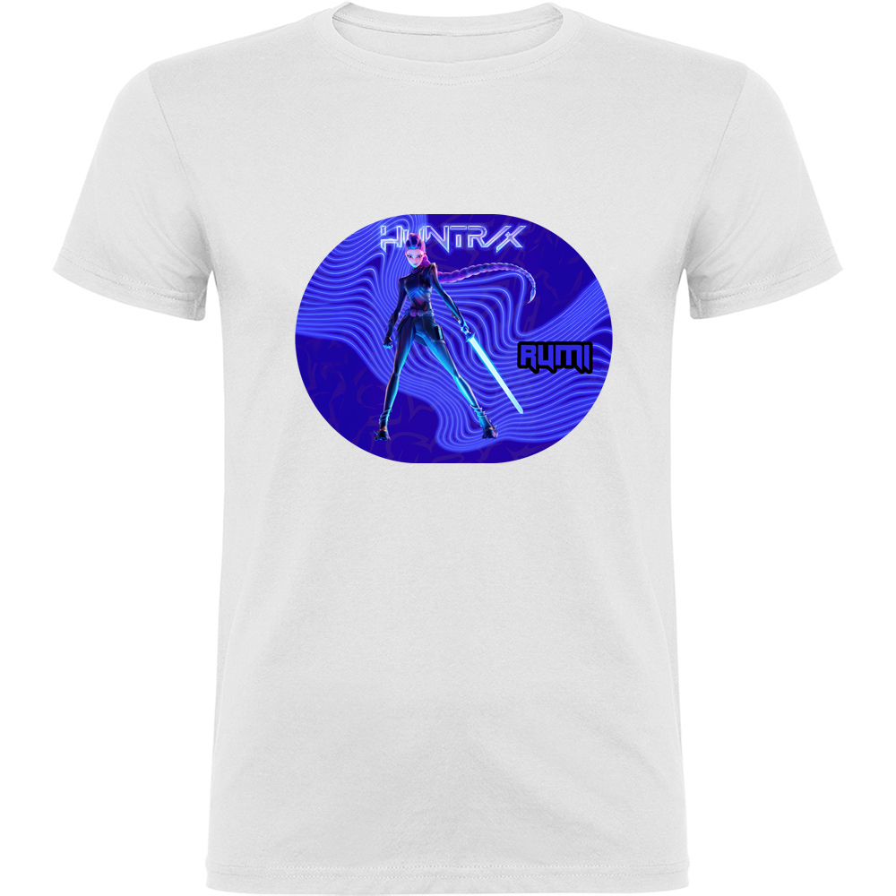 K-POPDEMONHUNTERSMODEL3.TR_.WHT_.jpg Tricou K-POP Demon Hunters (Model 3), Alb - imagine 1