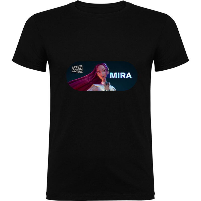 Tricou K-POP Demon Hunters (Model 4), Negru
