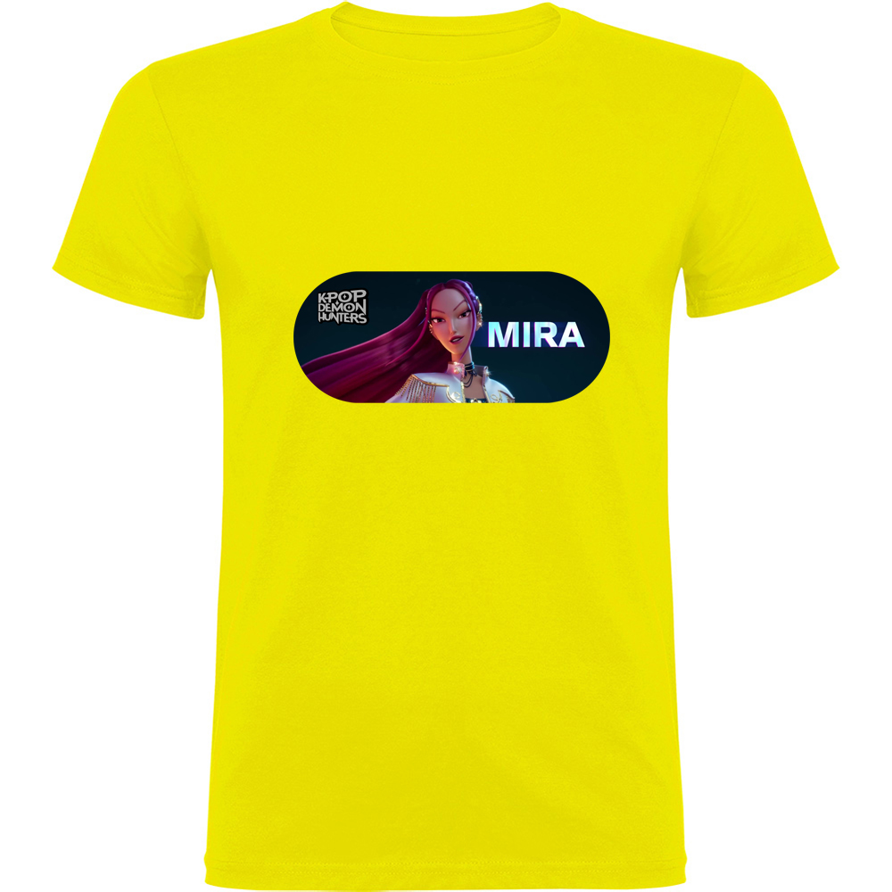 K-POPDEMONHUNTERSMODEL4.TR_.YEL_.jpg Tricou K-POP Demon Hunters (Model 4), Galben - imagine 1