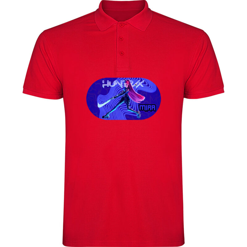 Tricou polo K-POP Demon Hunters (Model 5), Roșu
